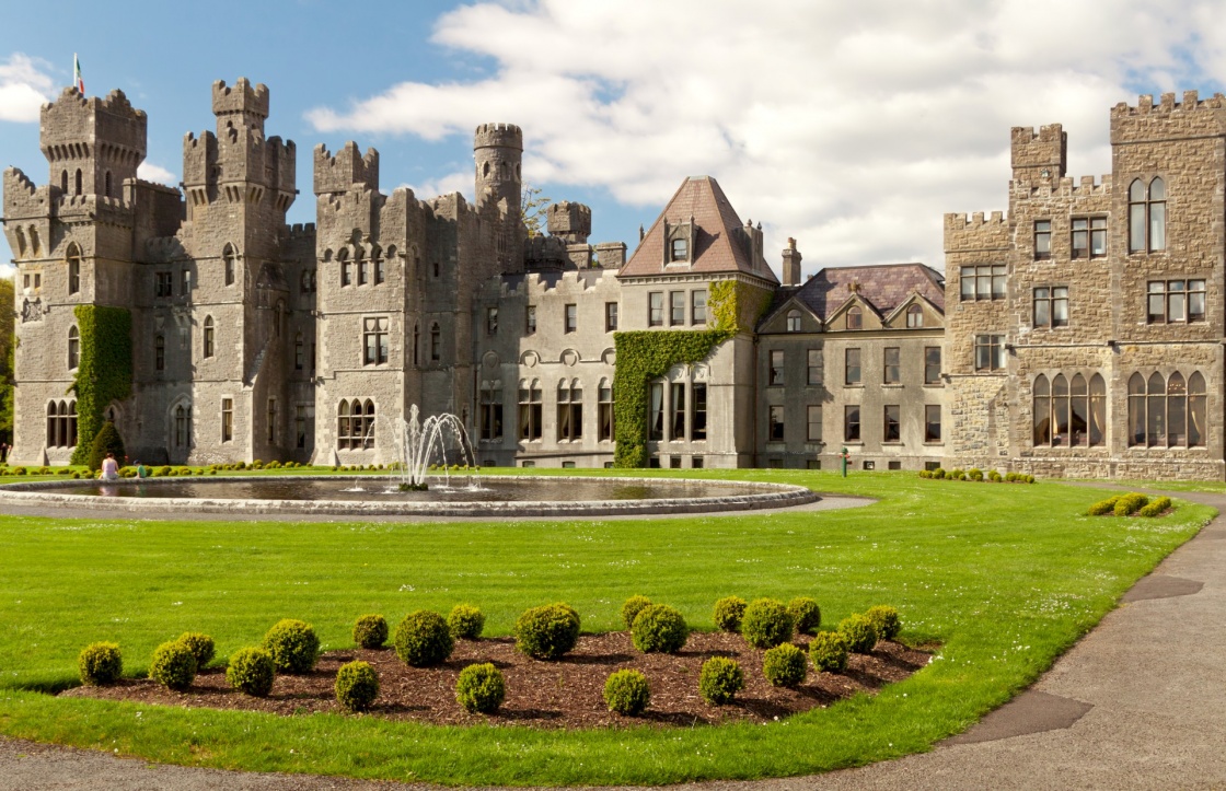 'Medieval Ashford castle and gardens - Co. Mayo - Ireland' - Ireland