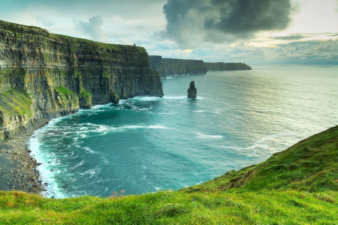 'Cliffs of Moher at sunset, Co. Clare, Ireland' - Ireland