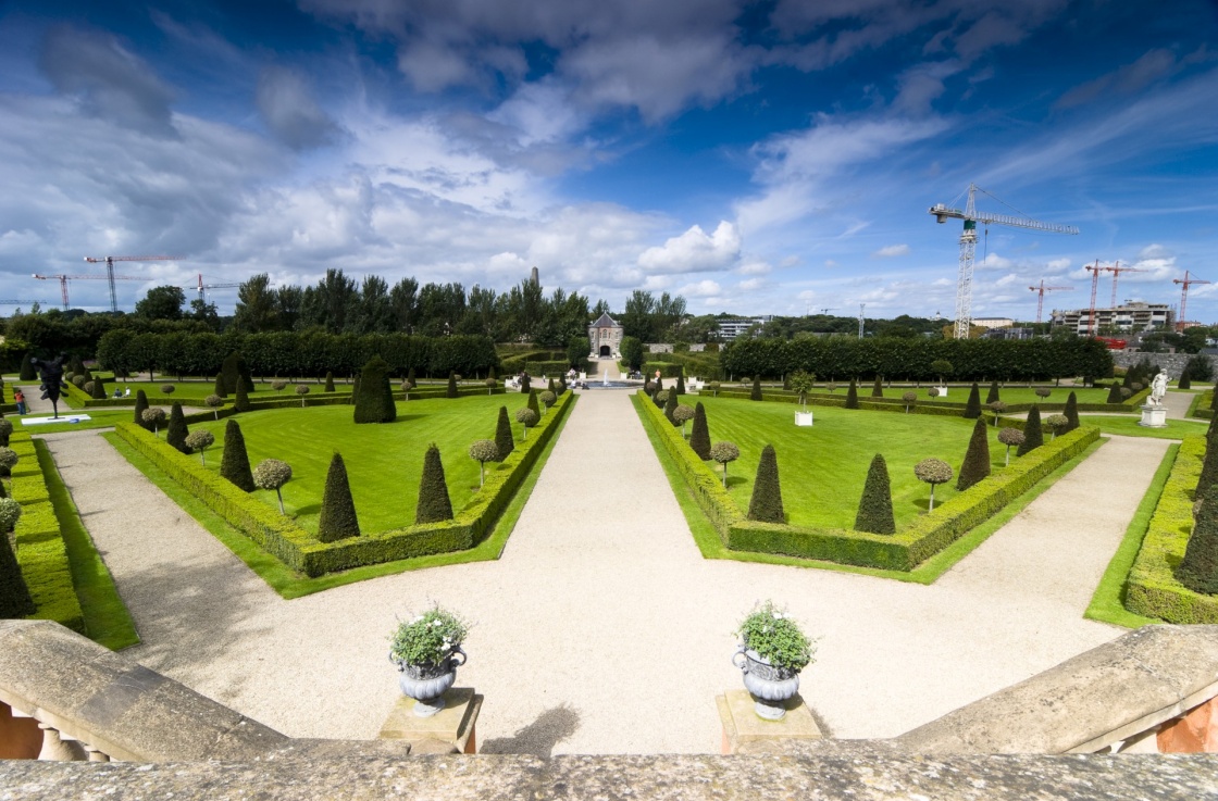 Park gardens in Irish Museum of Modern Art
